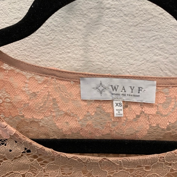 WAYF lace crop top - Picture 3 of 4